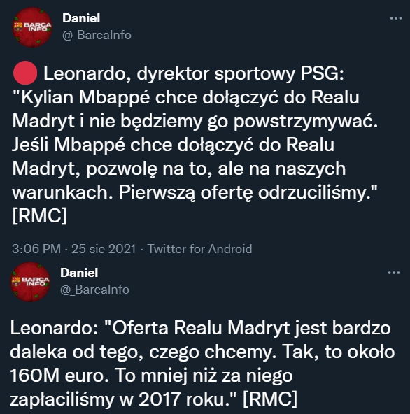 Dyrektor sportowy PSG nt. SYTUACJI MBAPPE!